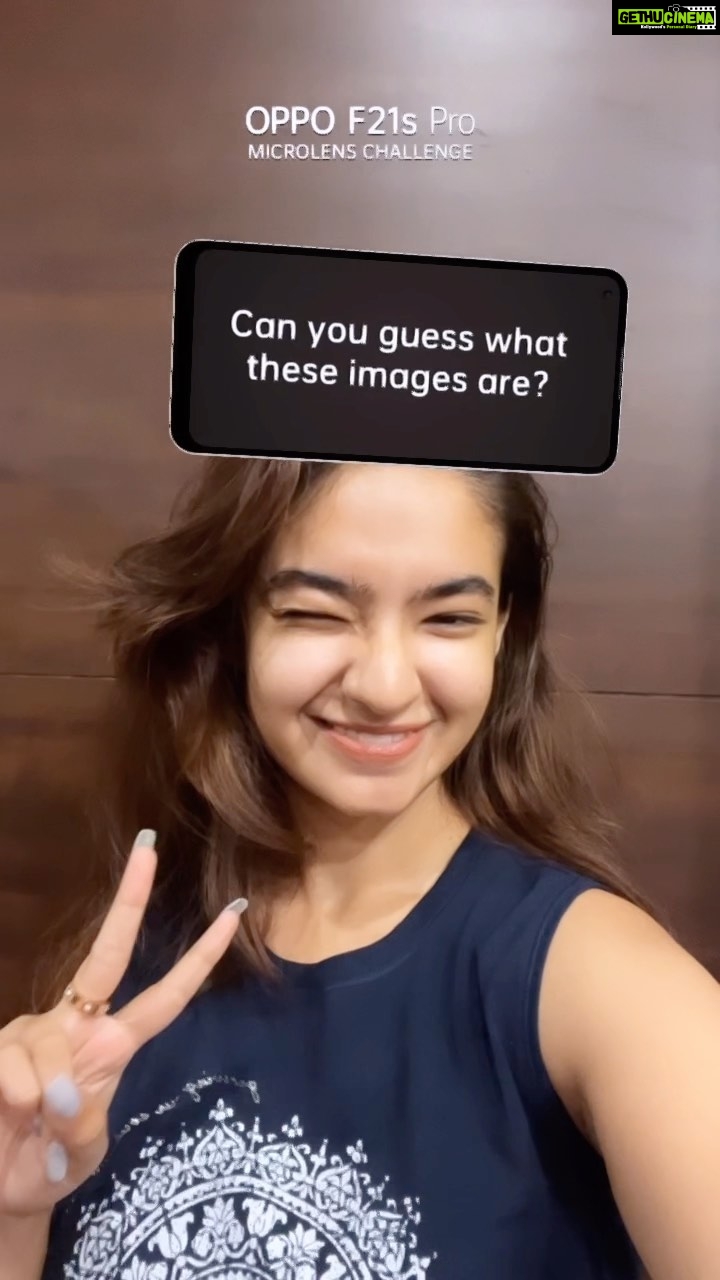 Anushka Sen Instagram - I kept trying this filter till I got all objects correct!😂 Participate in the ‘Guess Micro, Win Mega’ filter challenge as I did and stand a chance to win the all new #OPPOF21sPro series phone, with a new, unbelievable Microlens!!😍 Let me know in the comments how many trials it took you to get them all right! @oppoindia #BeautyInEverything https://bit.ly/3Lg2OFq T&C apply* #ad