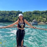 Anushka Sen Instagram – Waterfalls make me so happy 💜 Rheinfall