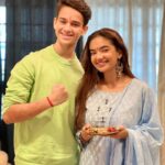 Anushka Sen Instagram - Happy Bhai Dooj to my lil brother 🥰 you are such a wonderful, honest ,sweet human being 🤍 I pray that you stay happy and healthy, may all your dreams come true - your sis ♾️ AS