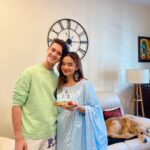 Anushka Sen Instagram - Happy Bhai Dooj to my lil brother 🥰 you are such a wonderful, honest ,sweet human being 🤍 I pray that you stay happy and healthy, may all your dreams come true - your sis ♾️ AS