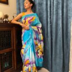 Anushka Sen Instagram – saree girl 😇✨🌻
