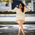 Anushka Sharma Instagram - What’s better than a nice walk in the park? Sitting on a bench 🙈 . . . 📸 @gregorychrisphotography