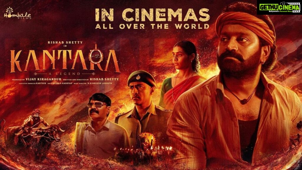 Anushka Shetty Instagram - Watched #kantara .. totally totally loved it , congratulations to each and every actor , producers ,technicians …team kantara u all were amazing , and thank you all for the experience .. Rishab shetty you were amazing … Please watch the movie in the theatres .. don’t miss it 😊😊🧿 @rishabshetty77 @hombalefilms @sapthami_gowda @hombalegroup @b_ajaneesh @actorkishore @arvindskash