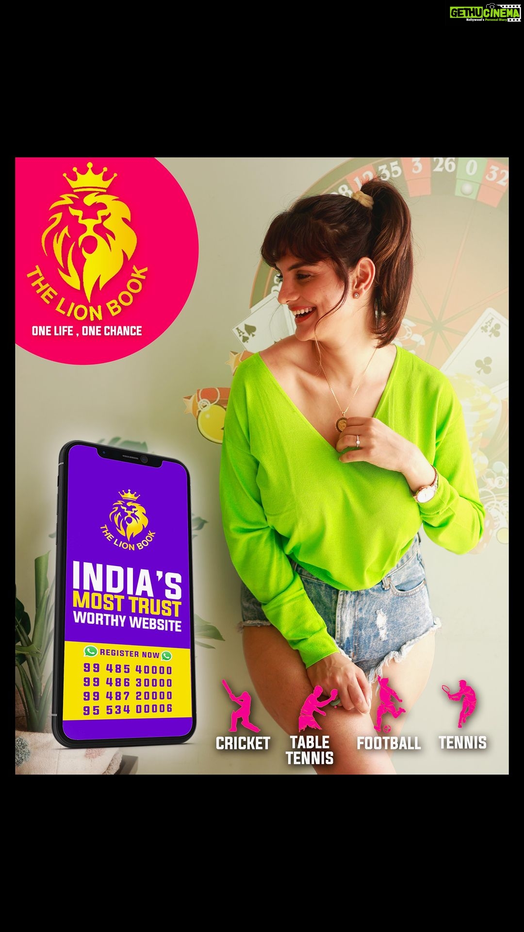 Anveshi Jain Instagram - THE LION BOOK @thelionbook247 - India’a no.1 online Casino and sports gaming site. It’s super easy ✅ to register and you can start playing on Cricket, Football, Tennis, Casino and much more. 🎧They have 24*7 customer support available on all platforms. 📱Get superfast withdrawal directly to your bank account. 💰Get instant Deposit with debit and credit card, UPI, netbanking all methods. 💯Get your ID now with just Rs. 100 Real action, Real Players, Real Winners, Real Sports & Casino only with @thelionbook247 @sahilkhan One Life, One Chance 🔥 Register now through WhatsApp