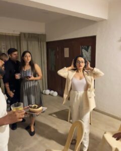 Apoorva Arora Instagram - Thanks to every single one of you for taking the time to wish me and to all my OGs who came together to celebrate with me ♥️ @parikshitjoshi_ put together a show for me and styled me for the night ♥️ All I’m going to say here is that I have never felt this special and I love and cherish every single one of my homies, I am who I am because of the people I have grown up with, learnt from and been guided by. @name_is_joshi @nitakharwar @thanda_angaara @mitshu_niyant_lall @niyant_lal @tanzzz_roy @anuja_sukhwal @banerjeeeeeeee Missed you @gunjan_sainii_ @pranjalkriplani
