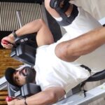 Arun Vijay Instagram - Life's greatest lessons are learned through pain!! Gearing up for the action packed schedule #AchamEnbathuIllayae !!💪🏽 #rehabilitation #WarHorse #AVworkouts