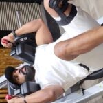 Arun Vijay Instagram – Life’s greatest lessons are learned through pain!!
Gearing up for the action packed schedule #AchamEnbathuIllayae !!💪🏽 

#rehabilitation
#WarHorse 
#AVworkouts