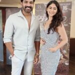 Arun Vijay Instagram – Pics from #Sinam promotions!! 

#SinamFromSeptember16th 
@movieslidespvtltd @pallakl
Styled by : @aarathi_arun