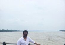 Arun Vijay Instagram - Hope to see our River Kaveri like this through out the year!! ❤️ #SinamPromotionalTour