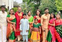 Arun Vijay Instagram - Happy birthday Appa!!❤️ #Thirumala 🙏🏽 #Family @aarathi_arun @pritha10hari @sridevi_vijaykumar