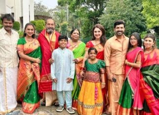 Arun Vijay Instagram - Happy birthday Appa!!❤️ #Thirumala 🙏🏽 #Family @aarathi_arun @pritha10hari @sridevi_vijaykumar