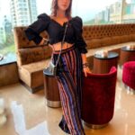 Ashnoor Kaur Instagram - We’re all poems, different forms💙 . . . #AboutLastNight #WhatIWore Wearing @howwhenwearclothing Bag @annekleinofficial Heels @jimmychoo