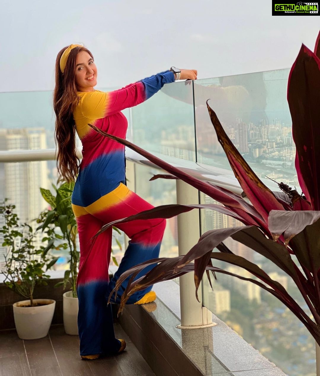 Ashnoor Kaur Instagram - The soul becomes dyed, with the color of its thoughts🤍 . . . #WhatIWore #ashnoorstylediaries Wearing @howwhenwearclothing 📸 @kauravneet79 momma dear!