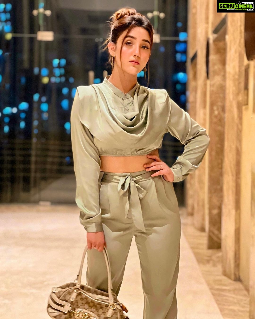 Ashnoor Kaur Instagram - Diva is a female version of a hustla🤍 . . . #AboutLastNight #WhatIWore Outfit @srstore09 Styled by @stylingcityy Bag @gucci