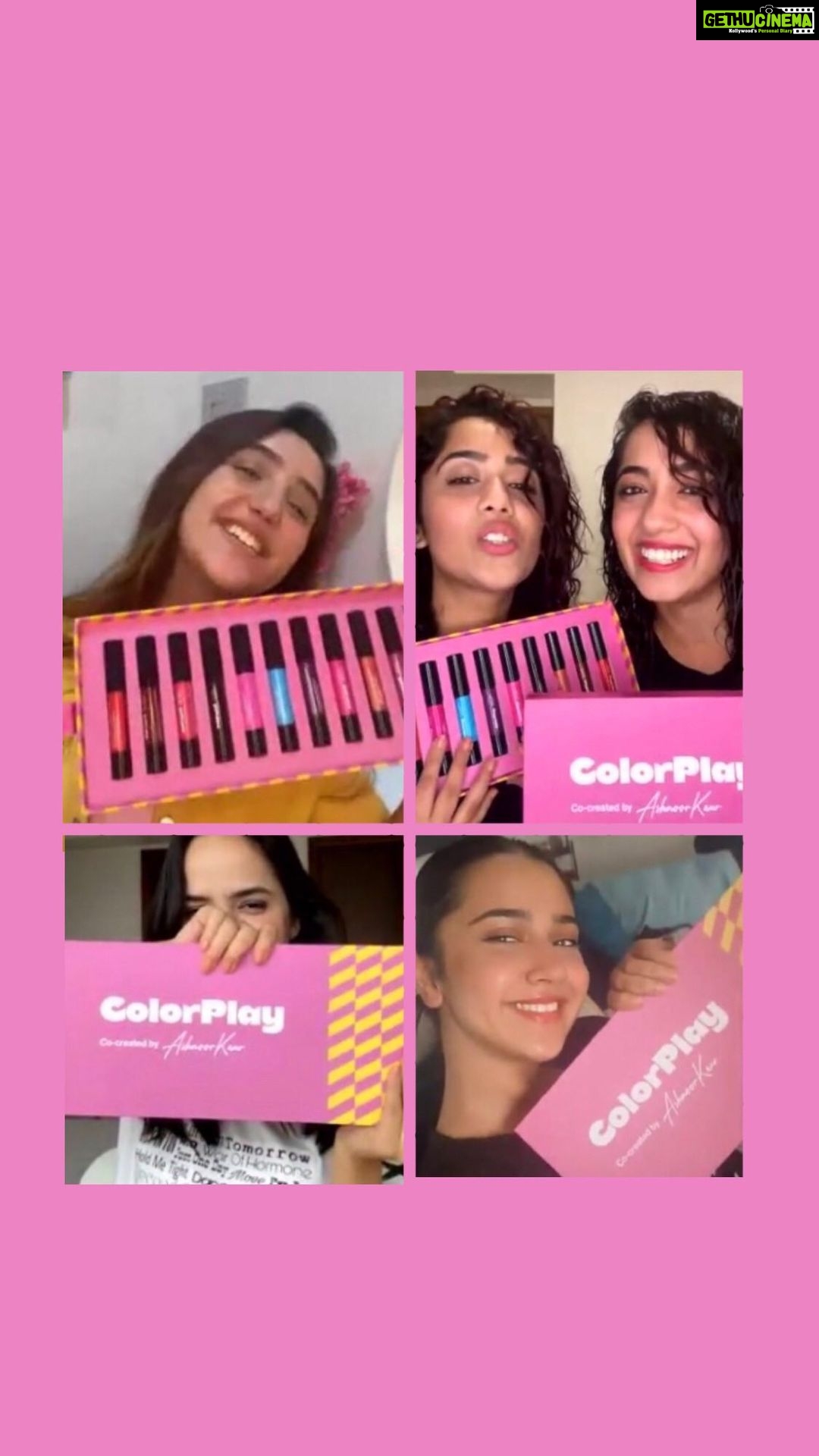 Ashnoor Kaur Instagram - ‘Colorplay’ is now all yours💗 Need all your love & support for it🌟 Go check it out at www.Colorplay.in Get creative and #PlayItYourWay with @colorplay_in 🫶🏻 #MyOwnBrand #DreamComeTrue #CPbyAK