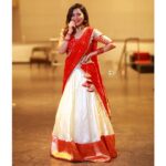 Ashu Reddy Instagram - VinayakChavithi..!♥️🎊 Watch PandagePandaga on @starmaa #ashureddy #festivevibes @argalacouture9 @petalsbyswathi @naveen_photography_official