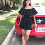 Ashu Reddy Instagram - My Car ♥️ It's been 5 years I bought you, you're just not a car to me you're an emotion🥺♥️ I love you #mustang 🚗 #usa🇺🇸 #lifegoeson #ashureddy Dallas, Texas