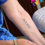 Ashu Reddy Instagram - Only person who has my name tattooed for real ❤️💋 Only person who can love unconditionally ❤️ #mother #ashureddy