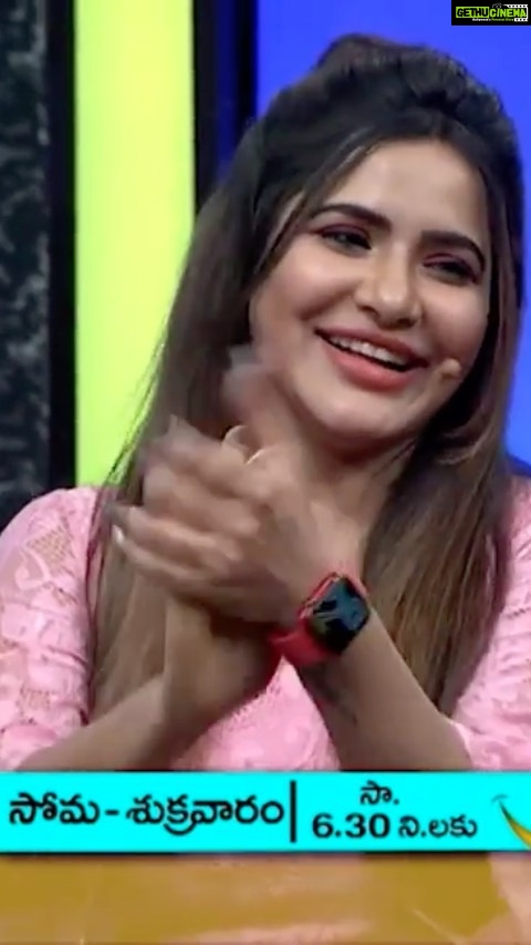 Ashu Reddy Instagram - Don't miss at 6:30 PM only on @etvplusindia with #ashureddy @anchorravi_offl