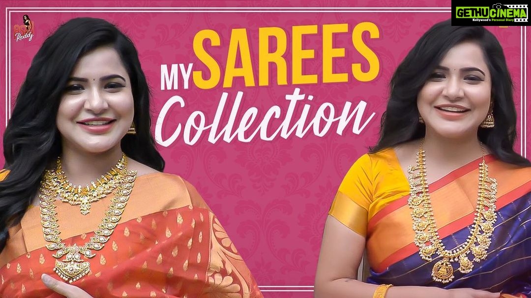 Ashu Reddy Instagram - Watch my Saree Wardrobe !! Video out on my YouTube channel.. 🌹🌹 LINK IN BIO. #ashureddy #youtube #sarees
