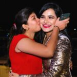 Ashu Reddy Instagram - 🌹🌹🌹🌹 @bhanu.ballina @itshimaja @iam.savithri @actressrohini ❤️ Dress : @she_shore_ MUA @lush_makeovers @24framesphotography_official 🎊