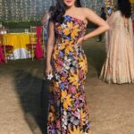 Ashu Reddy Instagram - For an event in Delhi ❤️ Thank you so much for this beautiful dress @she_shore_ ❤️ #feelingmyself Delhi, India