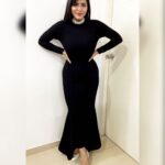 Ashu Reddy Instagram – Feels so tall, oh that heels 😝 Dress : @fashionnova 💙