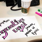 Ashu Reddy Instagram - Powerstaaaaar❤️ #agnathavasi 😍 #handletteringartist 🌹#smallthingsmatter ❤️ EXILE spelling gone wrong😭😪. Was concentrating only on the title though 🤗