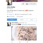 Ashu Reddy Instagram - Finally on Twitter, add me there!! Profile name -- Ashureddi 🖤 #nomorefakepagesplease #support #loveall ❤️