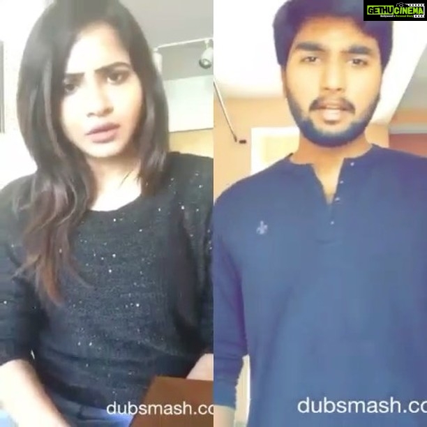 Ashu Reddy Instagram - Dookudu Dubsmash❤️ with @saisandeepraj 😄 #friendstogether🎈🙋🏻😬 #dubsforfun💙 #hopeyoulikeit😊