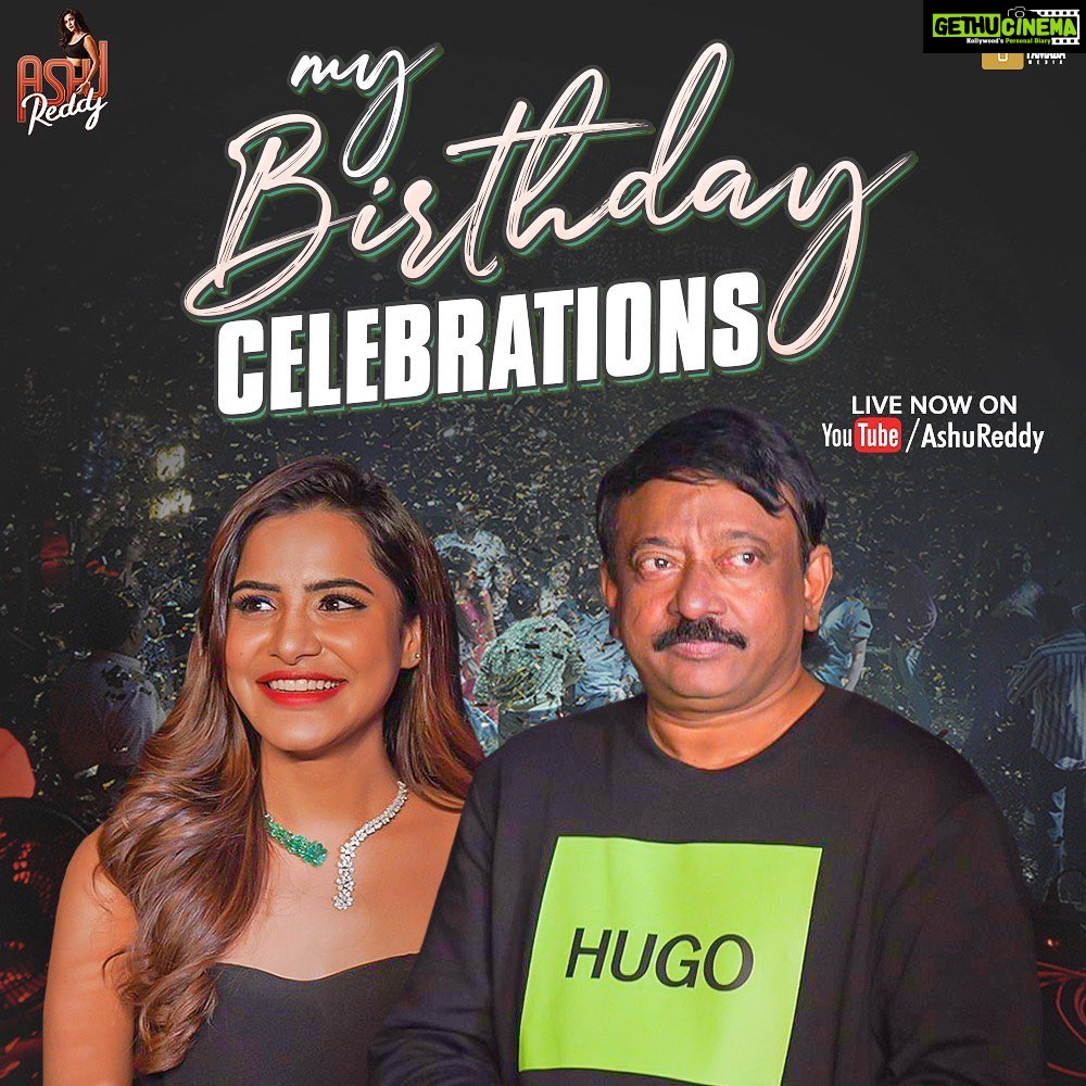 Ashu Reddy Instagram - My birthday celebrations video is now live on my YouTube channel. Watch it and enjoy ☺️♥️ LINK IN MY BIO 🍀🥳 #ashureddy #birthdaycelebrations #2022 #gratitude