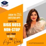 Ashu Reddy Instagram - This time Ashu reddy is in nomination need all your love & support for her to continue her journey in bigg boss house... It's time to save our #Ashureddy All you have to do is : 1. login to Disney+Hotstar App 2. Search for Bigg Boss Non Stop 3. Cast your 10 Votes to Ashu Reddy One can cast their 10 Votes per day. Your votes matter alot 👍 Keep supporting Love you all❤️ - Team Ashu Reddy #BiggBossNonStop #biggbosstelugu #biggboss #disneyhotstar #Pichhekistha #bigbossott #foryou #supportashureddy #biggbossashureddy #gamer #warrior #love #support #voteforashureddy