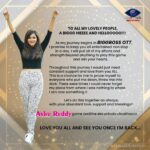 Ashu Reddy Instagram – To all my lovely people, 
A biggg Hieeee and Hellooooo!!🤗 

As my journey begins in BiggBoss OTT, I promise to keep you all entertained non stop in a day. 
I will put all of my efforts and strength beyond anything to play this game and win your hearts. 

Throughout this journey I would just need constant support and love from you ALL. This is a chance for me to prove myself to everyone who put me down, threw me into dark. There were times I could never forget my place from where I was nothing to where I am now something !! 

Let’s do this together as always, with your abundant love, support and blessings!! 

Ashu Reddy game aadithe ela untado chusthaaru♥️ 

LOVE YOU ALL AND SEE YOU ONCE I’M BACK. 🏆

#Ashureddy #bigbossott #BiggBossNonStop