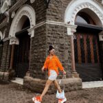 Avneet Kaur Instagram - Walk it like I talk it.🧡🔥 . . . 👟- @nakedwolfe 📸- @krupalakhanii.16