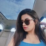 Avneet Kaur Instagram - For tomorrow may rain So I’ll follow the sun ☀️💙 Wearing- @tomberamoureuxin 🕶- @thetintedstory