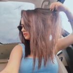 Avneet Kaur Instagram - For tomorrow may rain So I’ll follow the sun ☀️💙 Wearing- @tomberamoureuxin 🕶- @thetintedstory