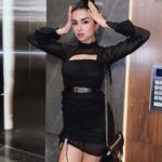 Avneet Kaur Instagram - Havin no regrets is all that she really wants.🖤🥀 Wearing- @tomberamoureuxin