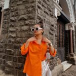 Avneet Kaur Instagram - Walk it like I talk it.🧡🔥 . . . 👟- @nakedwolfe 📸- @krupalakhanii.16