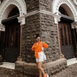 Avneet Kaur Instagram - Walk it like I talk it.🧡🔥 . . . 👟- @nakedwolfe 📸- @krupalakhanii.16