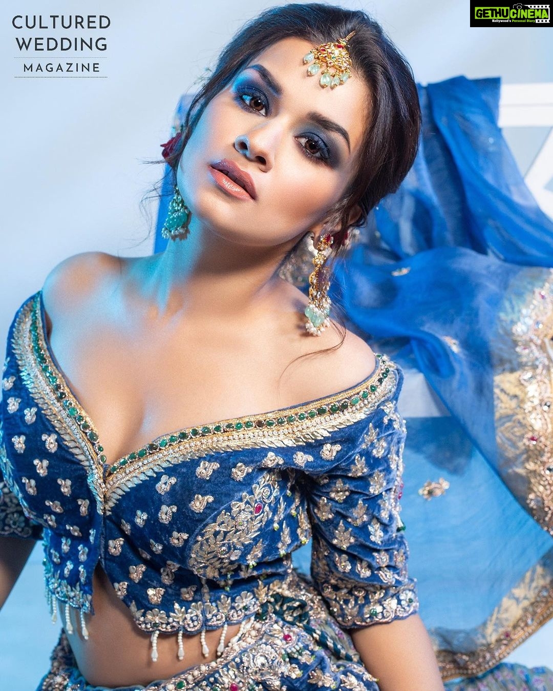 Avneet Kaur Instagram - Ek dil hai ek jaan hai, dono tujh pe qurbaan hai.💙✨ Cover star: @avneetkaur_13 Magazine: @culturedwedding Business Head: @divyanijain1925 Stylist: @juhi.ali Photographer: @ipshita.db Make-up: @sachinmakeupartist1 Hair: @shab_qureshi786 Outfit: @falodmohit Jewellery: @sksethjewellers Rings: @meraki.mumbai Location: @maximusstudiomumbai Managed by: @stellaartalent Co-ordinated by: @nadiiaamalik