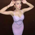 Avneet Kaur Instagram - Lilac dreams.💜🎆💟🔮 #throwback Outfit: @kostume_county Stylist: @styling.your.soul 📸- @heenalaad
