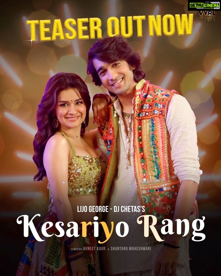 Avneet Kaur Instagram - The celebration has started, where are you? #KesariyoRang teaser out now on @vyrloriginals YouTube channel. @dj.lijo @djchetas @aseeskaurmusic @devnegilive @avneetkaur_13 @shantanu.maheshwari @kumaarofficial @adil_choreographer @poojasinghgujral #VYRLOriginals #KesariyoRang #LijoGeorge #DJChetas #AseesKaur #Devnegi #AvneetKaur #ShantanuMaheshwari #Kumaar #AdilShaikh