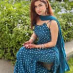 Avneet Kaur Instagram - Jatti ae barood wargi 💙🔥 Outfit- @sajke.in @oakpinionpr Mumbai, Maharashtra