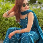 Avneet Kaur Instagram - Jatti ae barood wargi 💙🔥 Outfit- @sajke.in @oakpinionpr Mumbai, Maharashtra