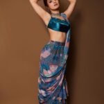 Avneet Kaur Instagram - Haye Mujhpe Chhaya Jo Noor Hai Tera 💙✨ Styled by @natashaabothra With @simstyles20 @teamnatashaabothra Outfit @payal_zinal Jewellery @rubans.in 📸 @miraj_verma_photography