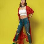 Avneet Kaur Instagram - Kesariyo rang promotions day 1 🧡🍁✨ 📸- @photoeekaysid