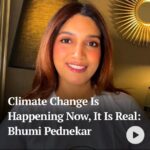 Bhumi Pednekar Instagram - #BanegaSwasthIndia | “Climate change is happening now, it is real,” says Bhumi Pednekar, Actor & Climate Warrior Join her LIVE on October 2 for the 12-hour Lakshya - Sampoorn Swasthya Ka Telethon from 9am on @ndtv and ndtv.com/swasthindia . . . . #SwasthIndia #October2 #GandhiJayanti #Telethon #Health #HealthyIndia #LeavingNoOneBehind #AmitabhBachchan #Hygiene #ScienceAndHealth #BhumiPednekar @mohfwindia @mygovindia @thisisreckitt @dettol.india @bhatnagar304 @ndtv @bhumipednekar