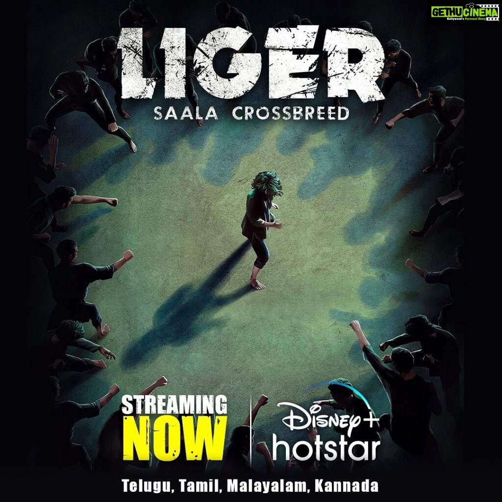 Charmy Kaur Instagram - #LigerOnHotstar Streaming Now ▶️ hotstar.com/1260115642 #LIGER @TheDeverakonda @ananyapandayy #PuriJagannadh @karanjohar @apoorva1972 @vish_666 @DharmaMovies @PuriConnects