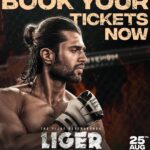 Charmy Kaur Instagram - Gloves on INDIA🇮🇳 The GAME is ON! Book your tickets now to witness the ultimate fight on the BIG SCREENS👊🏾 #Liger In Cinemas from AUG 25 🎟 bit.ly/LigerBMS 🎫 bit.ly/LigerPaytm @TheDeverakonda @ananyapandayy @karanjohar #PuriJagannadh @apoorva1972 @vish_666 @DharmaMovies @PuriConnects