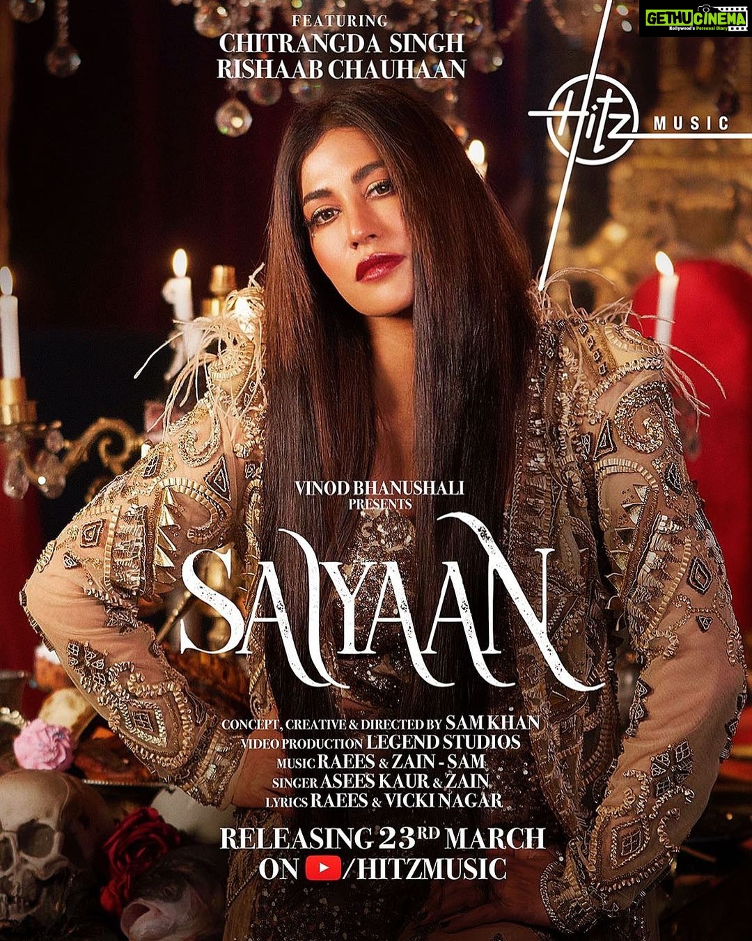 Chitrangada Singh Instagram - Loading now 👀.. coming soon !! Stay tuned ❤️, #iykyk 😉 #Saiyaan releasing on 23rd March only on @hitz.music.official @aseeskaurmusic @vinod.bhanushali @dezainkhan @samkhanartist_ @theraeesmusic #VickiNagar @legendstudios1 @i.samkhan